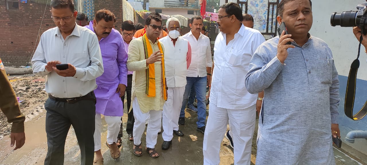 भाजपा प्रदेश अध्यक्ष मदन कौशिक ने आपदा प्रभावित क्षेत्र का किया दौरा