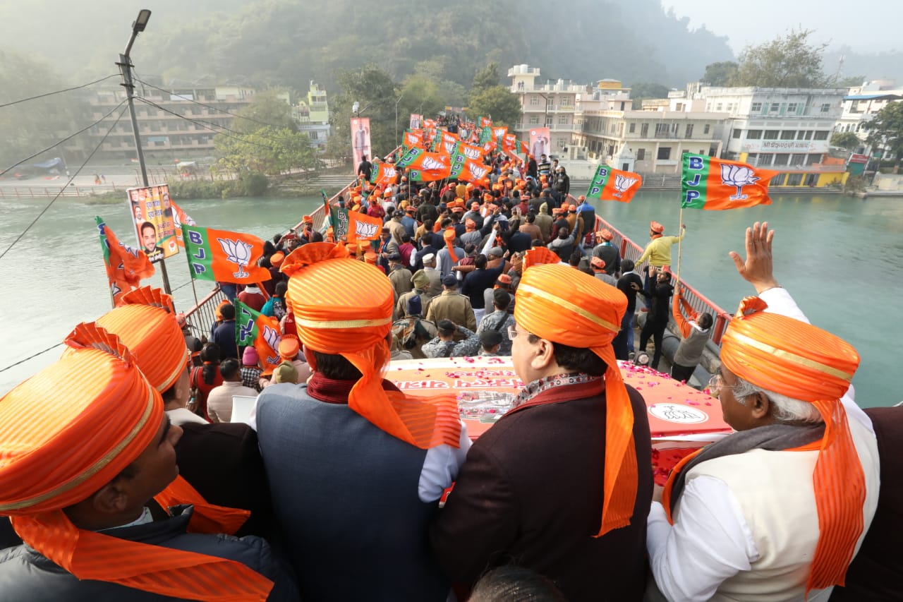 बीजेपी की विजय संकल्प यात्रा, जेपी नड्डा ने रोड शो से भरी चुनावी हुंकार