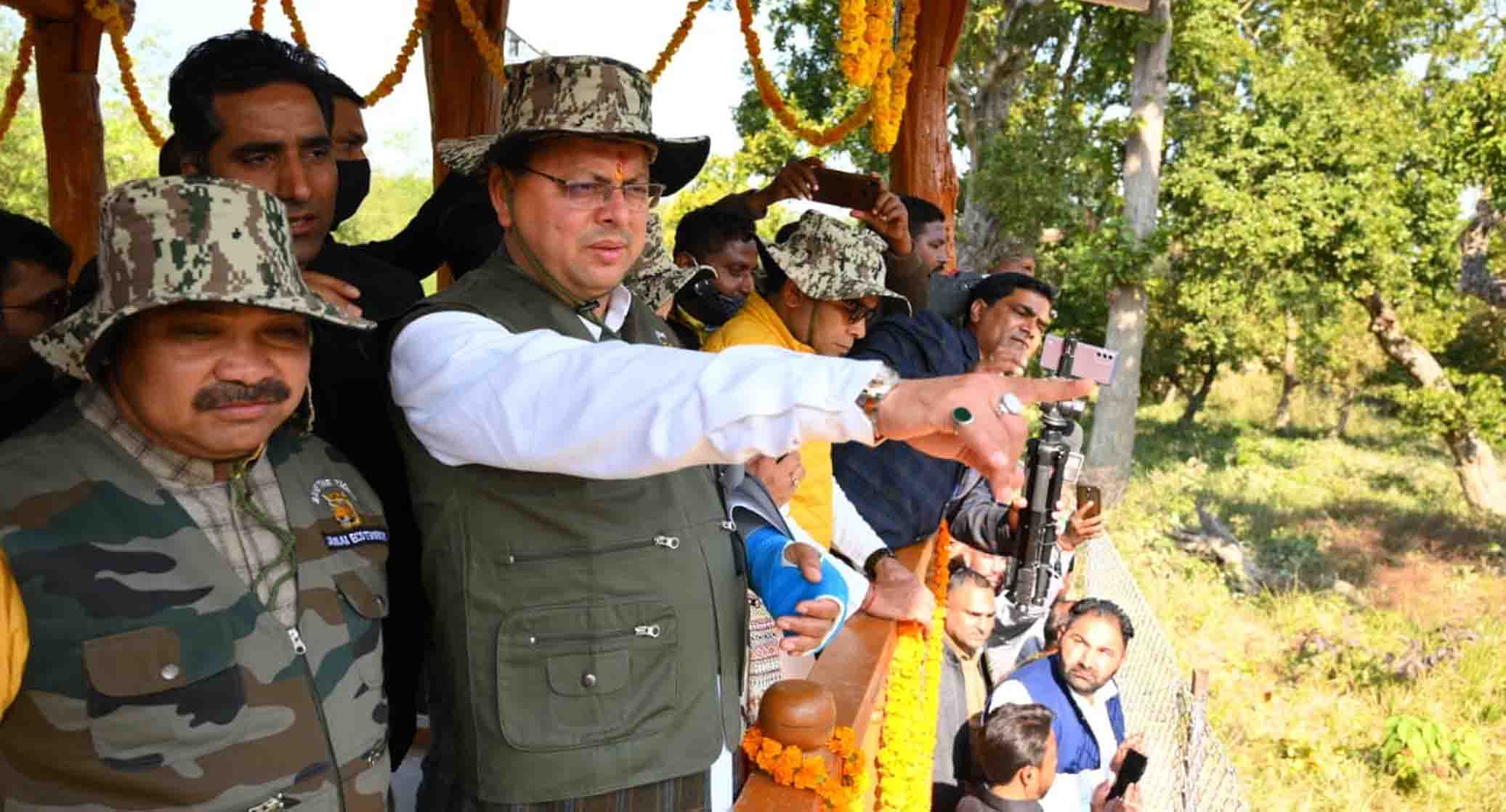 ककरा क्रोकोडाइल ट्रेल का सीएम धामी ने किया शुभारंभ  