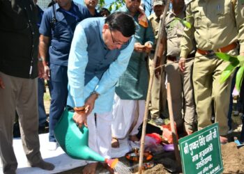 हरेले के अवसर पर मुख्यमंत्री धामी ने किया पौधारोपण, दिया पर्यावरण संरक्षण का संदेश