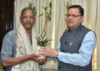 मुख्यमंत्री धामी से फ़िल्म अभिनेता नाना पाटेकर की मुलाकात, उत्तराखंड में घर बनाने की जताई इच्छा