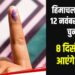 हिमाचल में बजा चुनावी बिगुल, 12 नवंबर को मतदान, 8 दिसंबर को वोटों की गिनती