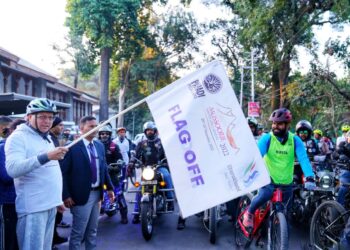 मसूरी विंटर कार्निवाल के अंतर्गत साईकिल रैली क़ो सीएम धामी ने दिखाई हरी झंडी