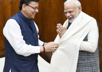 मुख्यमंत्री धामी ने प्रधानमंत्री मोदी से की मुलाकात, इन महत्वपूर्ण विषयों पर हुई चर्चा