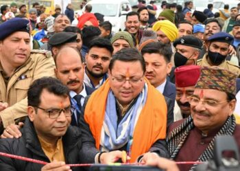 सीएम धामी की उधमसिंह नगर जिले को बड़ी सौगात, गदरपुर व खटीमा बाईपास समेत 30606.75 लाख रुपए की योजनाओं का किया शिलान्यास