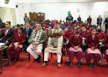 मुख्यमंत्री धामी ने सुनी बच्चों के संग प्रधानमंत्री के “मन की बात”