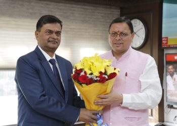 मुख्यमंत्री धामी ने 300 मेगावाट अतिरिक्त बिजली देने हेतु दिया केंद्रीय मंत्री को धन्यवाद