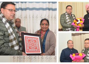 गैरसैंण में विधानसभा सत्र से पहले सीएम धामी ने राज्यपाल, विधानसभा अध्यक्ष व नेता प्रतिपक्ष से की मुलाक़ात