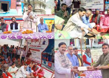 ऊखीमठ के पौराणिक मंदिर का विस्तारीकरण व सौंदर्यीकरण का काम शुरू