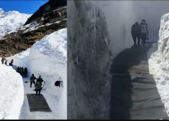 25 अप्रैल से शुरू हो रही केदारनाथ यात्रा में सभी भक्त बर्फ की गली से होकर पहुंचेंगे केदारनाथ धाम।