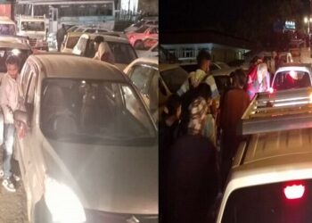 उत्तराखंड: मसूरी में वीकेंड पर बड़ी संख्या में पर्यटक आए, इससे शहर के अधिकांश होटल फुल हो गए।