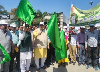 उत्तराखंड: मंत्री गणेश जोशी ने जागरूकता स्कूल रैली को किया रवाना।