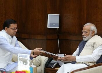 उत्तराखंड: सीएम धामी ने आज दिल्ली में करी पीएम मोदी से मुलाकात।