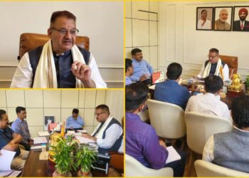 कृषि मंत्री गणेश जोशी ने किसानों और उनकी ज़मीनों के हित केलिए अधिकारियों को दिए निर्देश