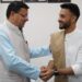 सीएम धामी से मिले क्रिकेटर आकाश मधवाल