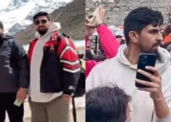 केदारनाथ दर्शन को पहुंचे क्रिकेटर ईशांत शर्मा