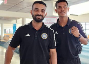 वेस्टइंडीज के खिलाफ पहले टेस्ट केलिए डोमिनिका रवाना हुई भारतीय टीम, ब्लैक ट्रेनिंग जर्सी में  नज़र आई टीम इंडिया