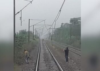 उत्तराखंड: मोतीचूर वन क्षेत्र की रेल पटरी पर एक गुलदार की पैसेंजर ट्रेन की चपेट मे आने से हुई मौत।