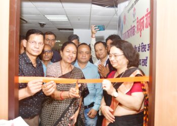 अपर मुख्य सचिव राधा रतूड़ी ने सचिवालय में पैथोलॉजीकल कलेक्शन सेन्टर का शुभारम्भ किया