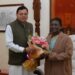 सीएम धामी ने राजभवन में की राष्ट्रपति से मुलाकात, उत्तराखंड आगमन पर किया स्वागत