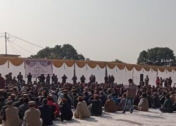 विकासनगर में नशे के खिलाफ महापंचायत शुरू, बड़ी संख्या में लोग हुए शामिल.