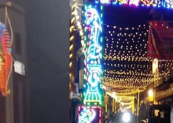 Ram Mandir: राममय हुई देवभूमि…घंटाघर पर स्क्रीन पर दिखे राम, रंग बिरंगी लाइटों से सजे मंदिर