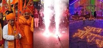 विराजमान हुए रामलला, दिन में होली…रात को दिवाली, उत्तराखंड में हर तरफ जले दीप
