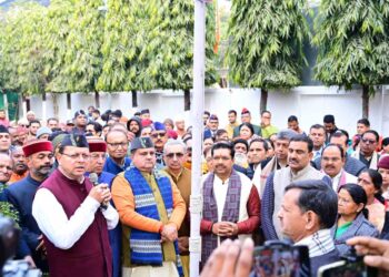 CM धामी ने भाजपा प्रदेश कार्यालय पर किया ध्वजारोहण, कहा इस बार का गणतंत्र दिवस है खास….