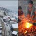 पहाड़ी इलाकों में पाले को लेकर येलो अलर्ट जारी , मैदानों में शीतलहर का कहर