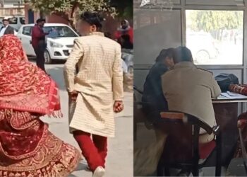 यहां शादी के बाद दूल्हा दुल्हन पहुंचे थाने, जानिए क्या है पूरा माजरा