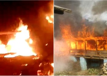 भीषण आग लगने से 6 मकान जलकर हुई राख, धटना उत्तरकाशी के सालरा गांव की
