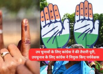 उप चुनावों के लिए कांग्रेस ने की तैयारी पूरी, उपचुनाव के लिए कांग्रेस ने नियुक्त किए पर्यवेक्षक