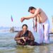 cm dhami maha kumbh snan