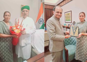 मंत्री रेखा आर्या ने की केंद्रीय मंत्री अर्जुन मेघवाल और उत्पल कुमार से मुलाकात, अहम विषयों पर हुई चर्चा