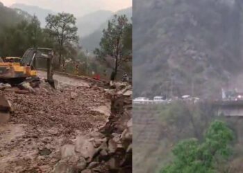 नंदप्रयाग में फटा बादल, मची अफरातफरी